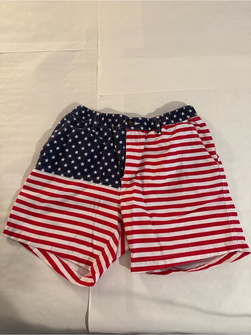 chubbies Patriotic Star & Stripe Swim Shorts - Red, White & Blue
